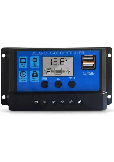 Moveevo 100a Akıllı Güneş Paneli Kontrolörü - 12v/24v Otomatik Uyum, Şarj-deşarj Yönetimi, Usb Çıkışı Ve İntelligente Kontrol Paneli