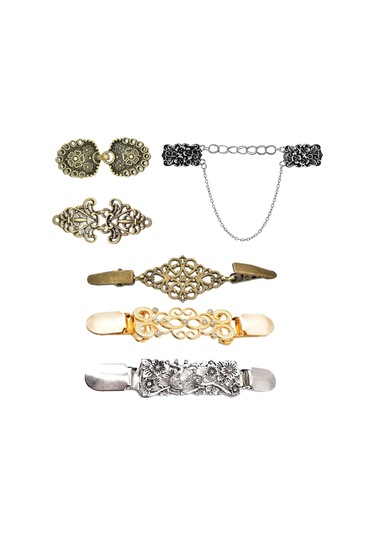 Suntek Kazak Broş Klip Metal Dekorasyon Ceket Elbiseler Giyen