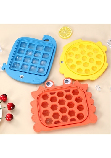 Sones Çocuk Karikatür Silikon Buz Tepsisi Ev Yapımı Dondurma Kalıbı Diğer