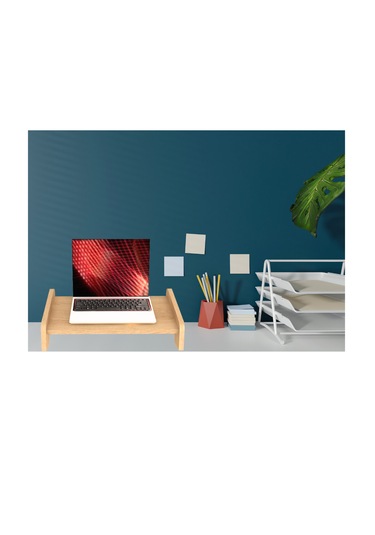 Ahşap Laptop -notebook Standı Ergonomik Masaüstü Yükseltici & Organizer