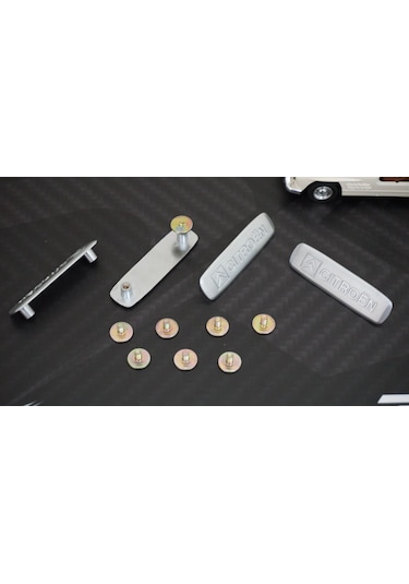Citroen Logo Krom Metal Paspas Vidalı Logo 4 Lü Set