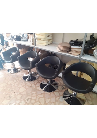 Hidrolikli Yuvarlak Taban Kauför Makyaj Koltuğu