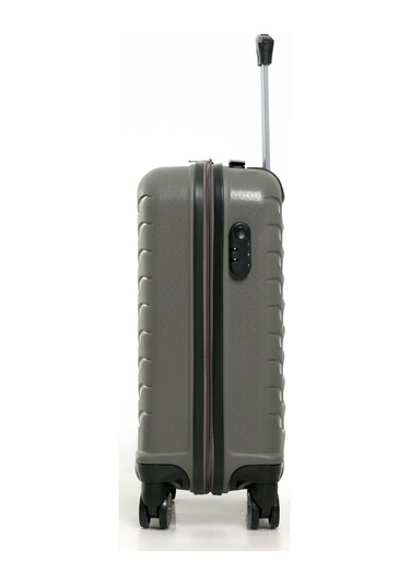 Yefa Pp Polipropilen Kırılmaz Kabin Küçük Boy Valiz Gri