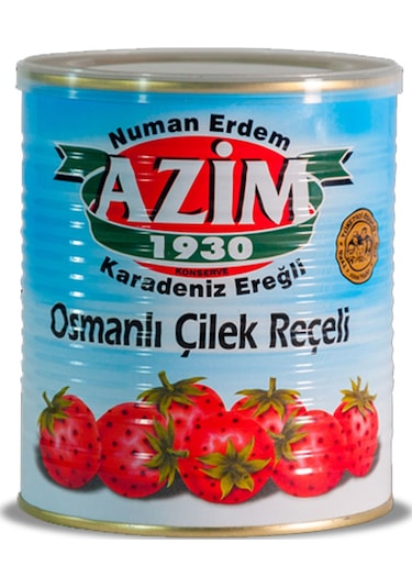 Azim Osmanlı Çilek Reçeli 1 KG