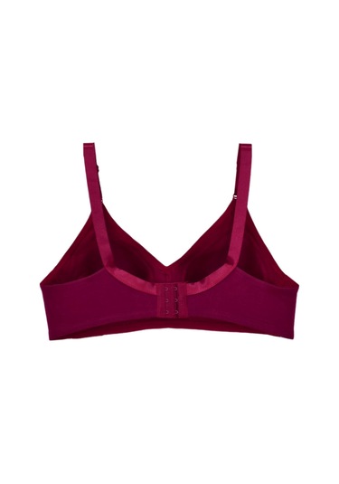 Kadın Toparlayıcı Desteksiz C Cup Sütyen Bgl-st04732 bordo