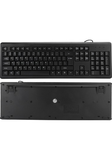 Xindoker T15 104 Tuşlu Usb Kablolu İş Klavyesi - Sessiz Tip, Ergonomik Tasarım, Dayanıklı Ve Konforlu Kullanım