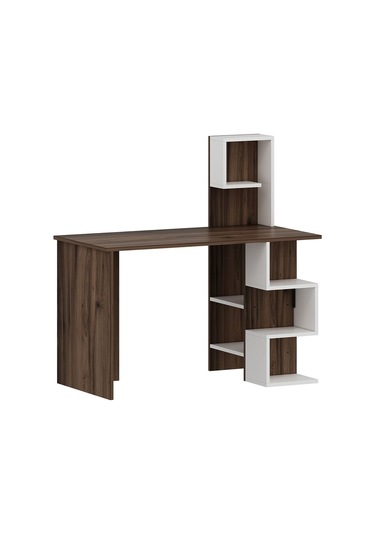 Twist Çalışma Masası - Ceviz / Beyaz Ceviz / Beyaz Beyaz - Ceviz