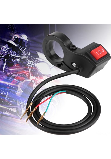 Yaozixa Motosiklet, Elektrikli Bisiklet Ve Scooter İçin 3 Vitesli Elektrikli Kumanda Anahtarı - 22mm Çapında Sağlam Plastik Ve Metal Yapı