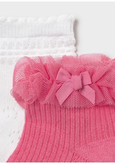 Mayoral Kız Bebek İkili Soket Çorap Set Pembe