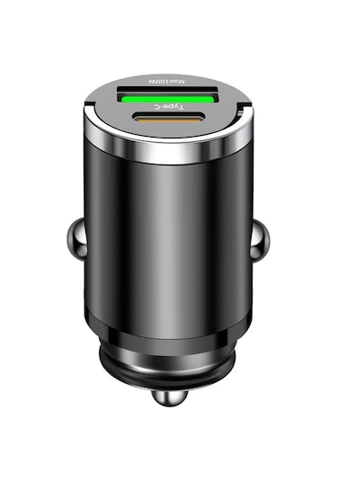 Maerknon 100w Usb Araç Şarj Cihazı Tip C Qc3.0 Hızlı Şarj İphone Samsung Xiaomi Huawei İçin Il