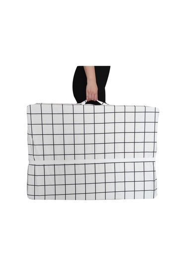 Tek Kişilik Katlanır Yer Yatağı Sünger Yatak Beyaz Pano 80x180 Cm-6 Cm