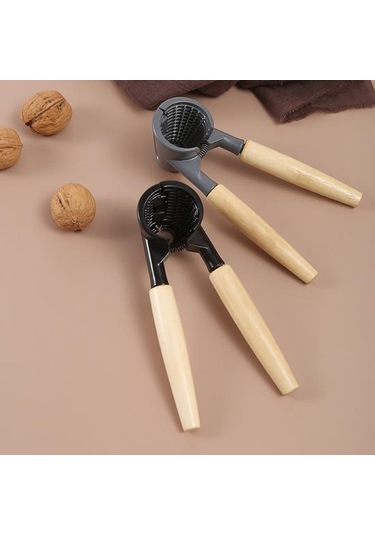 Ceviz Kıracağı Zaman Tasarrufu Sağlayan İş Tasarrufu Sağlayan Kaymaz Sap Yaylı Tasarım Fındıkkıran Fındık Açacağı Ev İçin Siyah