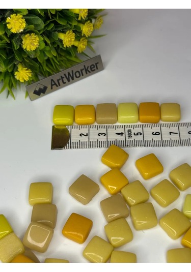 Artworker Cam Fayans Flory12 Banana Sarı Tonlarında, 0,9 Kg 425285129