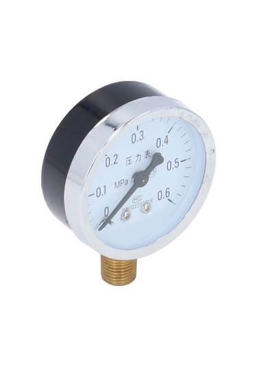 Dofolink Demir Kasa 1/4 Npt Basınç Ölçer - Su, Hidrolik, Yağ Basıncı İçin - 0-1 Mpa Aralığı - Şeffaf Gösterge - Ev, Sanayi Kullanıma Uygun