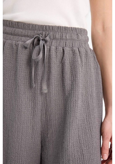 Defacto Loose Fit Bürümcük Şort A6223AX24SM Gri