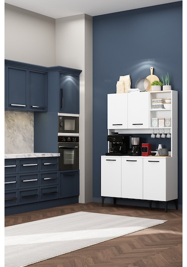 Riva Kahve Köşesi 3 Kapaklı Airfry Kiler Dolabı Çok Amaçlı Erzak Dolabı Beyaz Beyaz Riva Kahve Köşesi 3 Kapaklı Airfry Kiler Dolabı Çok Amaçlı Erzak Dolabı Beyaz Beyaz