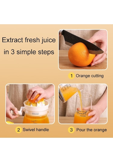 Cbtx Ev Manuel Meyve Sıkacağı Mutfak El Krank Meyve Sıkacağı Beyaz