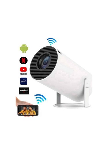 Sinema Projektörü Android Hdmı Usb Wifi Ses Çıkışlı Ayaklı Projeksiyon Taşınabilir