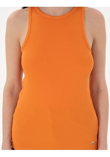 Pierre Cardin Kadın Turuncu Bluz Örme 50306947-vr051 Turuncu