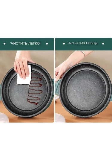 Youmex 22cm Yeşil Elektrikli Izgara - Hızlı Isınma, İki Temperatur Kontrolü, Anti Kayma Tabanlı, Temizliği Kolay Yeşil