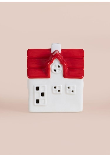 The Mia Dekoratif Led Işıklı Yılbaşı Evi 10x7x12 Cm Sus0117