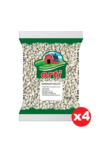 Orti Dermason Fasulye 1 Kg. x 4 Paket