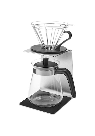 Karaca Brewy Coffee Standlı Borosilikat Cam Kahve Demleme Seti 600 ml