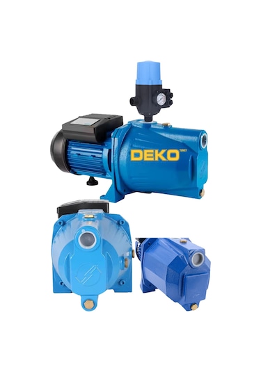Deko 1.5hp Tam Otomatik Su Pompası Motoru Yüksek Basınçlı Bahçe Ve Ev Tipi Hidrofor Seti