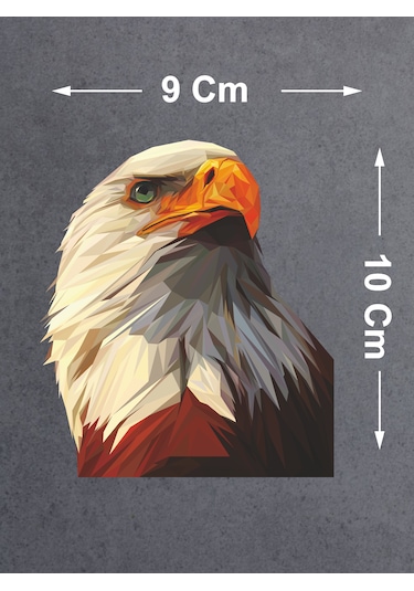 Kartal Beşiktaş Sticker - Araba Oto Motosiklet Karavan Sticker - 00280 10X9 Cm