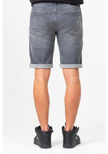 No Fear Erkek Denim Şort Nfr-m50096-gri