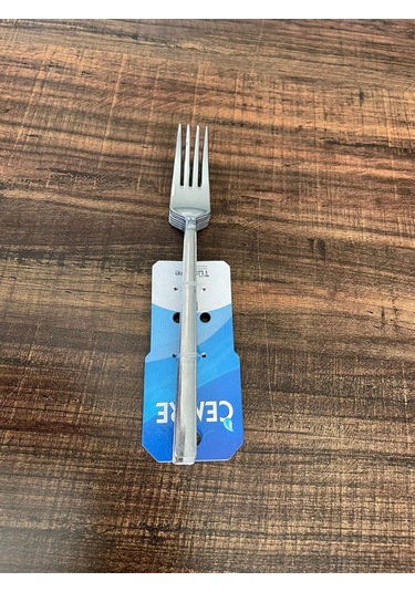 Enashop Paslanmaz Çelik Tatlı Çatalı Seti 12 Adet Klasik Düz Model Inox