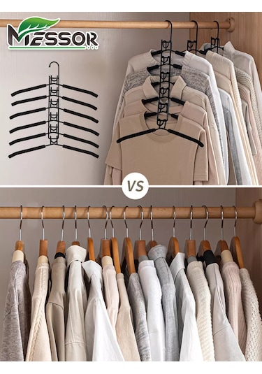 Messor Siyah Metal 12 Parça Çelik Eldivenli Askı Seti 160276182 Siyah