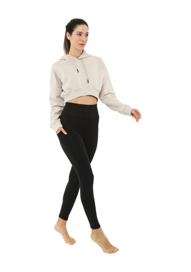 Scorp Joy Yüksek Bel Cepli Spor Tayt Siyah