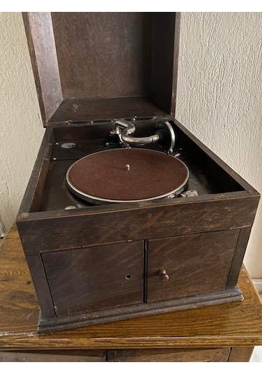 His Master'S Voice 4 Grand Antika Gramafon 049