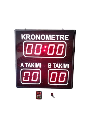 Halı Saha Skorbord Sistemi (Kasa Ölçüsü: 60X60 Cm)