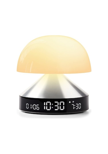 Lexon Mina Sunrise Alarm Saatli Gün Işığı Simulatörü & Aydınlatma - Alüminyum Gri