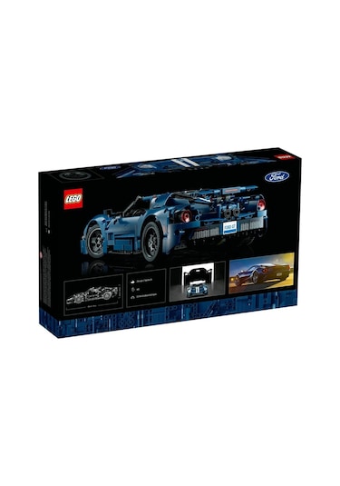LEGO® Technic 2022 Ford GT 42154 - Yetişkinler için Koleksiyonluk Yaratıcı Model Yapım Seti (1468 Parça)