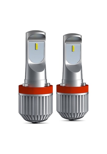 H8/h9/h11 F0064 Ev10 Led Sis Lambası 6 Csp-chip 12000lm 6000k 80w Ip65 Su Geçirmez 10-32v