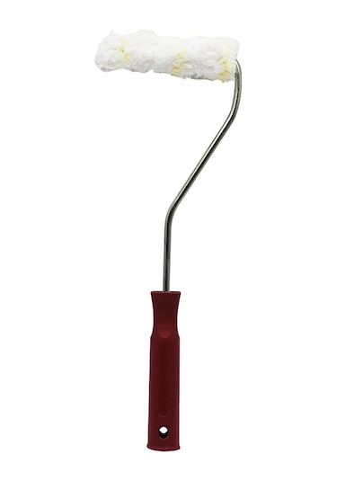 10cm Saplı Saten Parmak Boya Rulosu