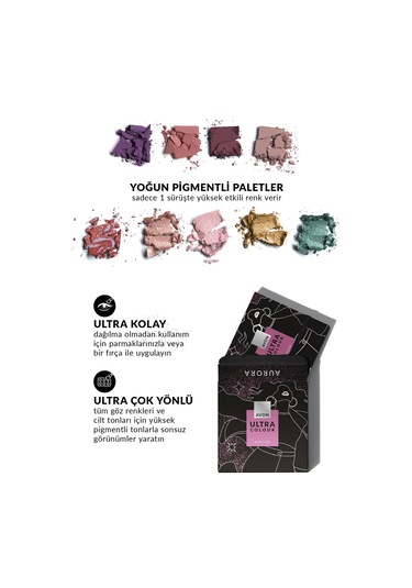 Avon Ultra Colur Göz Farı Paleti Aurora 00