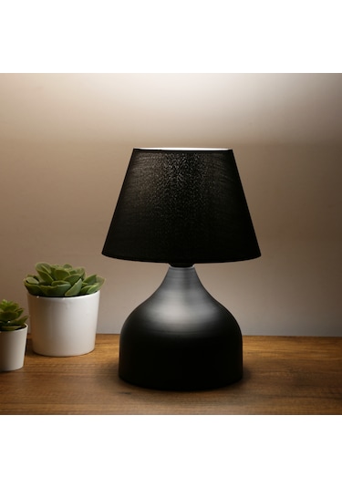 Homing Milano Metal Gövdeli Siyah Kumaş Abajur Ayd-3125 Siyah