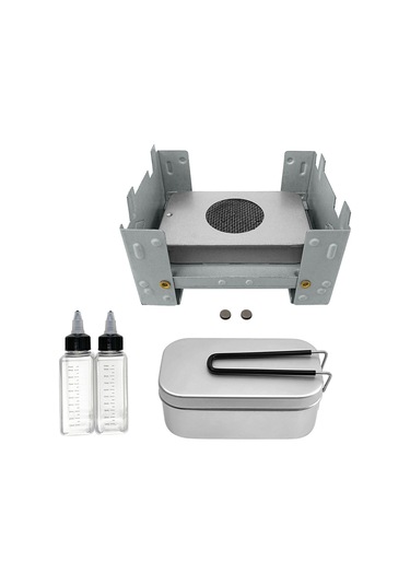 Vkemall Alkol Sobası Adası Alkol Sobası Seti Ff11 Gümüş