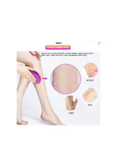 Nano-cam Epilasyon Fiziksel Ağrısız Güvenli Epilatör Metal Gül Altın