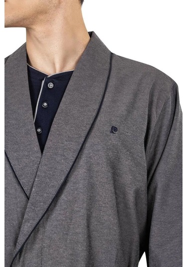 Pierre Cardin 5610 Erkek Çeyizlik Rop Pijama Takım-lacivert Lacivert