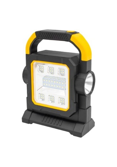 Buffer Hellocloud Şarjlı Solar Led Çalışma Işığı Usb Çıkışlı Taşınabilir Projektör Lamba Çok Renkli