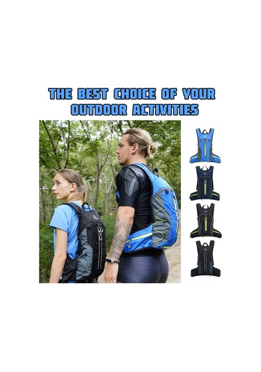 Padalink Su Gezi Ve Spor İçin Nefes Alabilir Su Geçirmez Sırt Çantası, 2l Su Kesesi İçin Hafif Ve Katlanabilir Mavi