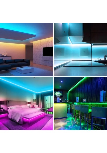 Ogonek Led Şerit Set Uzaktan Kumandalı 5m Ip20 Og-ldl02 246870509 Beyaz