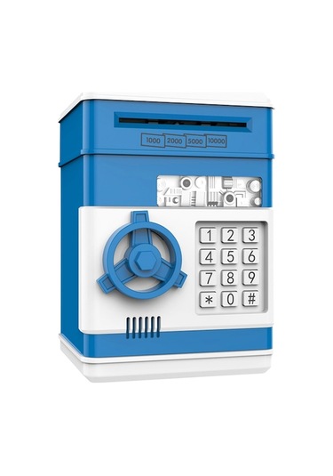 Atm Şeklinde Müzikli Para Kazanma Kutusu, Otomatik Para Girişi, Şifre Kilidi, Abs Malzeme, Çocuklar İçin Tasarlandı, Mavi Pil Gereklidir