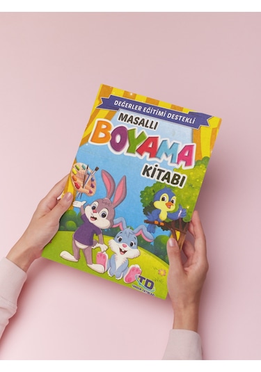 Değerler Eğitimi Destekli Masallı Boyama Kitapları 5'li Takım