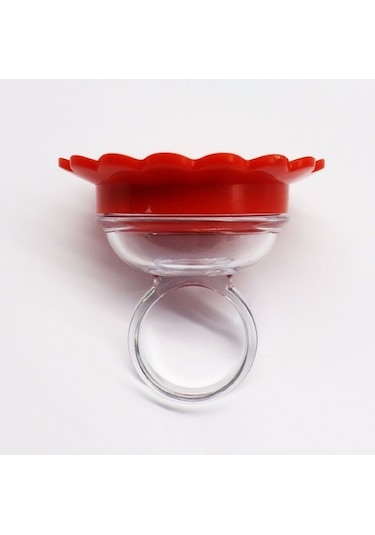 Ulzyvf Lebihmurah 4995 Kuş Halkası Besleyici Çevre Dostu Yaratıcı Tasarım Sinek Kuşu El Besleyici, Küçük Boy